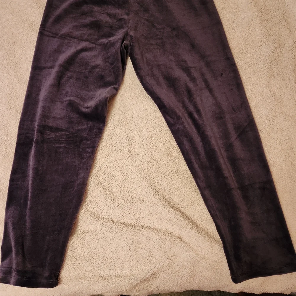 Comfy Plus Size Velour Leggings✨️⭐️ - Picture 3 of 4